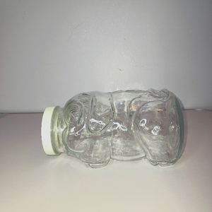 Libbey Clear Glass Pig Jar